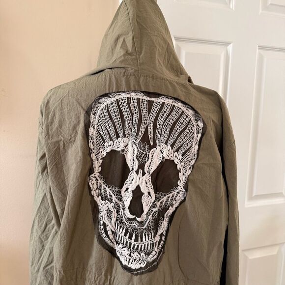 Japanese Brand ROLLERS Skull Back Logo Hoodie Jacket XL - Picture 3 of 6